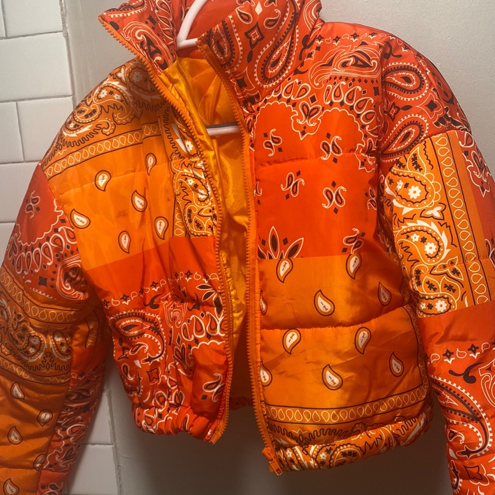 Orange jacket